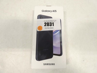 Lot 2031 - *Sealed* Samsung Galaxy A15 128GB Blue Black