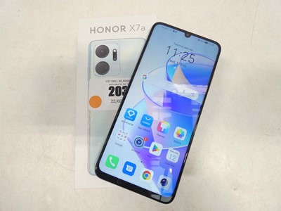 Lot 2038 - Honor X7a 128GB Ocean Blue with box and charger