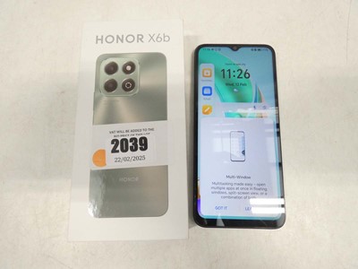 Lot 2039 - Honor X6b 128GB Midnight Black with box and cable