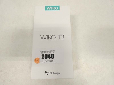 Lot 2040 - *Sealed* Wiko T3 128GB Black smartphone