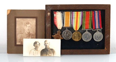 Lot 107 - A group of five First & Second World War...