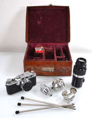 Lot 101 - A Leica DRP Ernest Leitz Wetzlar camera body,...