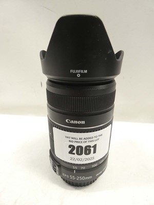 Lot 2061 - Canon EFS 55-250mm lens