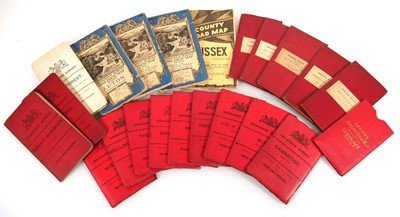 Lot 104 - A group of OS maps including: 95 Luton (1935)...