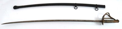 Lot 107 - An early 19th century cavalry sabre with a 92...