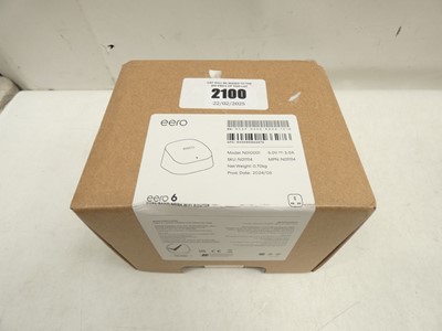 Lot 2100 - *Sealed* Eero 6 dual-band mesh Wi-Fi router