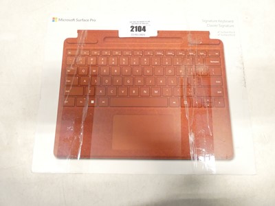 Lot 2104 - Microsoft Surface Pro signature keyboard in...