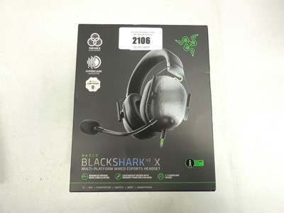 Lot 2106 - Razer Blackshark V2 X wired esports headset