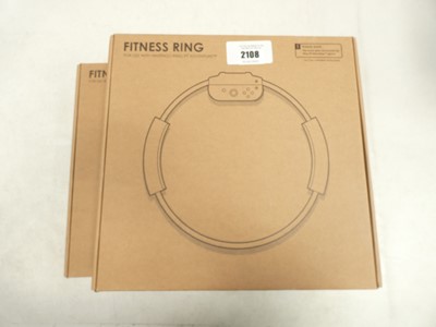 Lot 2108 - 2x Fitness rings for Nintendo ring-fit...