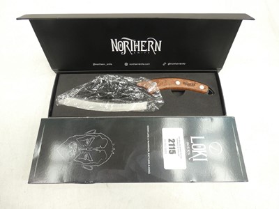 Lot 2115 - Northern Knife Loki series Viking style Chef's...