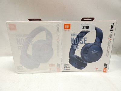 Lot 2119 - 2x JBL Harman Tune (670NC & 770NC) wireless...