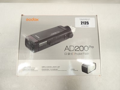 Lot 2125 - Godox AD200 Pro pocket flash