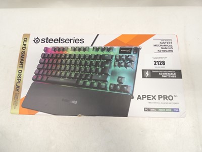 Lot 2128 - Steelseries Apex Pro TKL mechanical gaming...