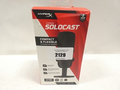 Lot 2129 - HyperX Solocast USB microphone