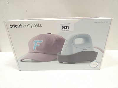 Lot 2131 - Cricut Hat Press smart heat press for hats.