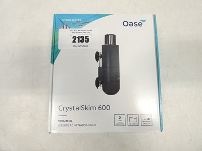 Lot 2135 - Oase CrystalSkim 600 aquarium surface skimmer