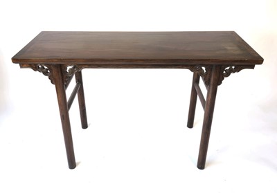 Lot 7 - A 20th century Korean or Chinese Export elm...