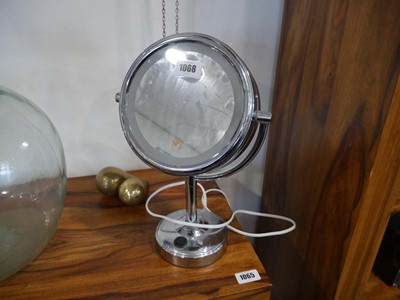 Lot 1068 - No. 7 makeup mirror with LED lighting