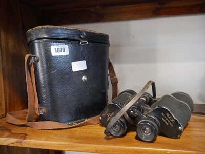 Lot 1070 - Cased pair of binoculars by Tecnar 16x50