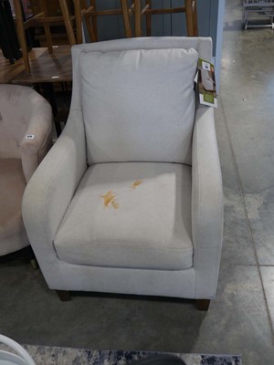 Lot 1080 - True Innovations fabric upholstered accent chair