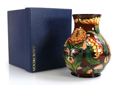 Lot 152 - A Moorcroft vase of globular form decorated in...