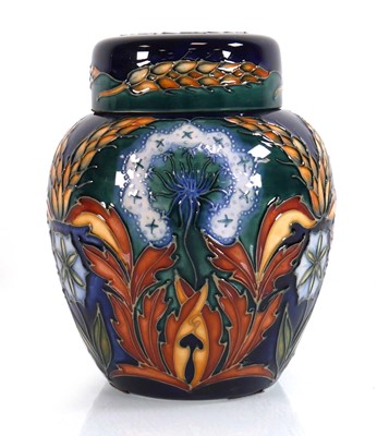 Lot 155 - Moorcroft for B & W Thornton, a ginger jar and...