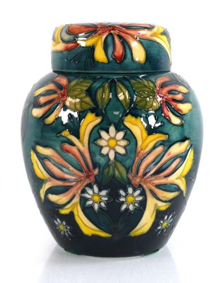 Lot 157 - Moorcroft for B & W Thornton, a ginger jar and...