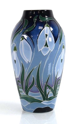 Lot 163 - A small Moorcroft vase of ovoid form decorated...