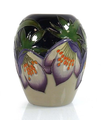 Lot 166 - A small Moorcroft vase of ovoid form decorated...