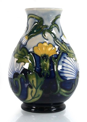 Lot 167 - A Moorcroft vase of slender ovoid form...