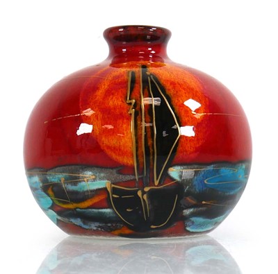 Lot 181 - An Anita Harris vase of globular form...