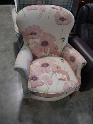 Lot 1132 - Poppy upholstered nursing chair