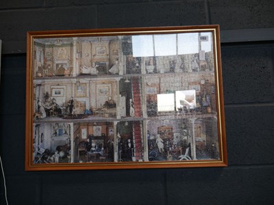 Lot 1193 - Framed jigsaw