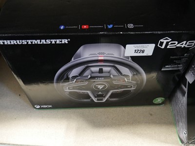 Lot 1226 - Boxed Xbox Thrustmaster gaming wheel and pedals