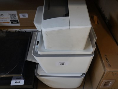 Lot 1241 - 3 various HP printers