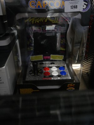 Lot 1248 - Boxed Arcade 1-UP mini arcade machine