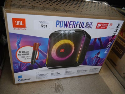 Lot 1251 - Boxed JBL Partybox Encore portable bluetooth...