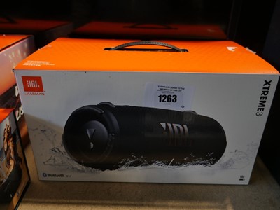 Lot 1263 - Boxed JBL Xtreme3 bluetooth speaker