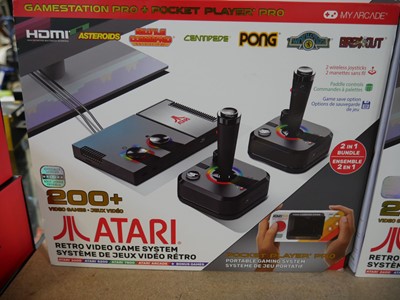 Lot 1271 - Boxed Atari Gamestation Pro plus Pocket player...