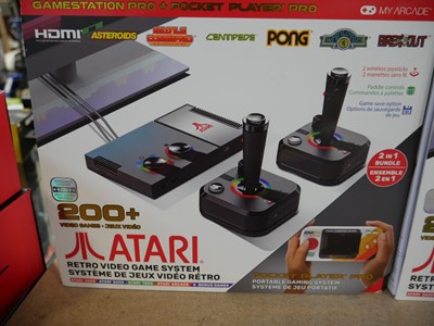 Lot 1273 - Boxed Atari Gamestation Pro plus Pocket player...