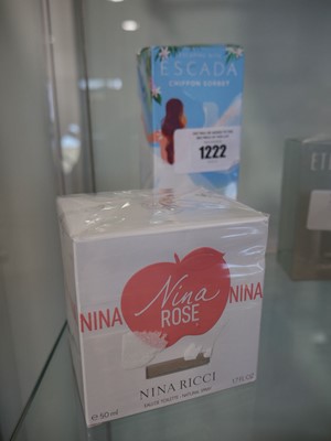 Lot 1222 - Boxed Escaping with Escada Chiffon Sorbet Ltd....