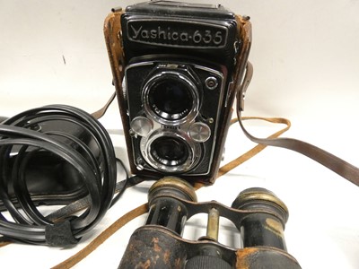 Lot 2180 - Yashica 635 vintage film camera together with...