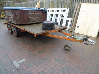 Lot 4325 - Twin axle steel Bradley trailer