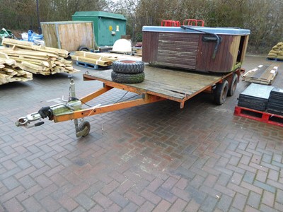 Lot 4325 - Twin axle steel Bradley trailer