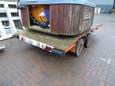 Lot 4325 - Twin axle steel Bradley trailer