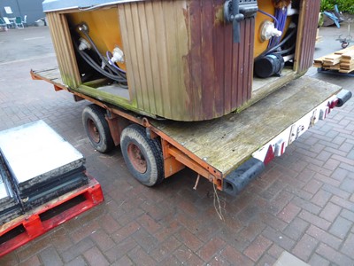 Lot 4325 - Twin axle steel Bradley trailer