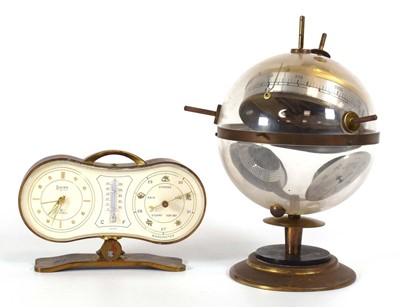 Lot 127 - A West German 'sputnik' desktop barometer...