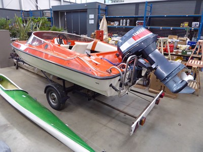 Lot 4560 - Team Picton 17ft Speedboat with Yamaha 50...