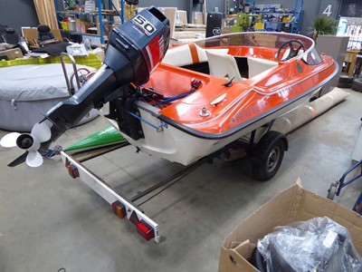 Lot 4560 - Team Picton 17ft Speedboat with Yamaha 50...