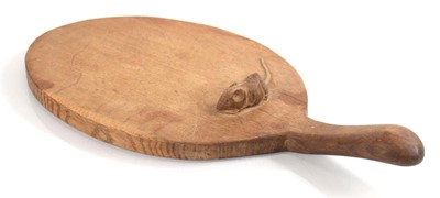 Lot 43 - A Robert 'Mouseman' Thompson cheeseboard,...